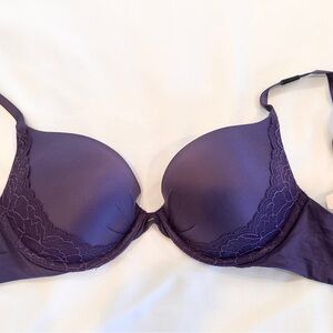 New Fabulous by Victoria's Secret Purple Lace Push-Up Bra